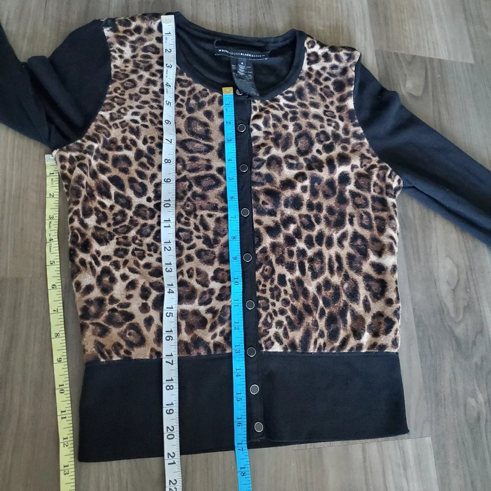 WHBM Leopard 🐆 Cardigan - Picture 9 of 14